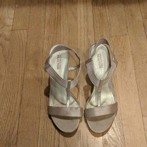 Gold Kenneth Cole shoes